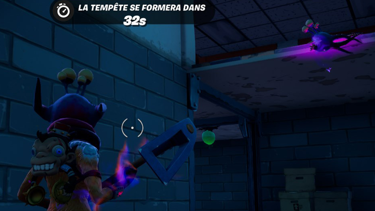 Se faire infecter par un parasite extraterrestre et parler à Sunny dans Fortnite, défi saison 7