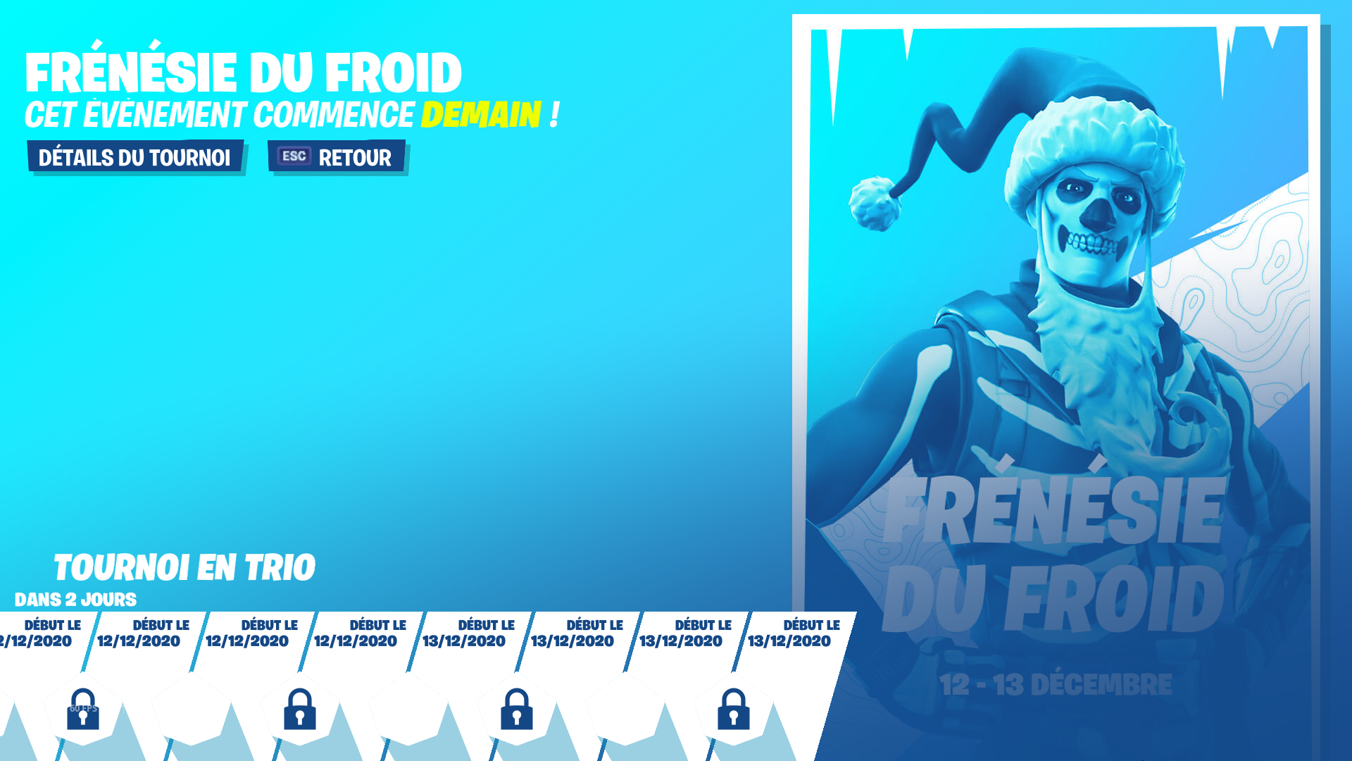 Les infos sur le Frosty Frenzy Tournament