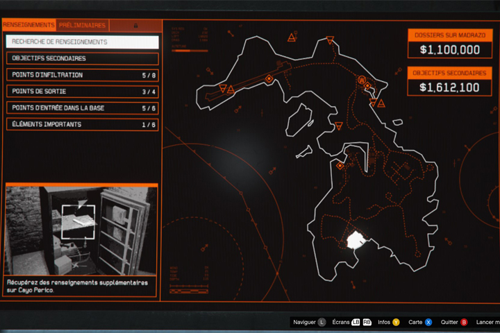 Où trouver tous les points du repérage de Cayo Perico ?