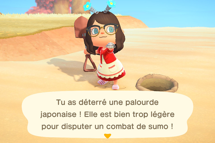Palourdes japonaises dans Animal Crossing : New Horizons, où en trouver ?