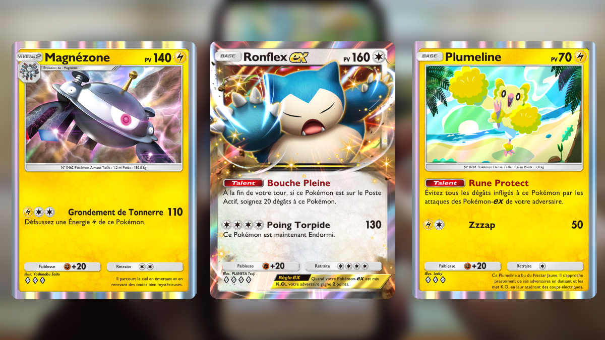Quel deck jouer avec Ronflex EX avec Magnézone dans Pokémon JCC Pocket ?