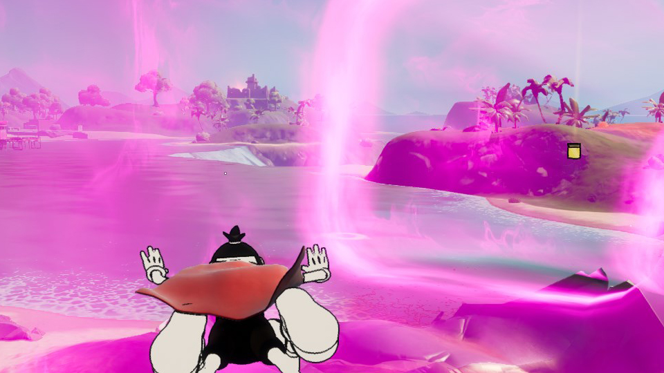 Trouver des bocaux de jaune sable à l'ouest de Pleasant Park dans Fortnite, défi saison 8