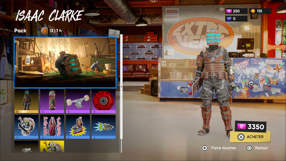Skate : comment débloquer le pack Isaac Clarke, la référence délirante à Dead Space ?