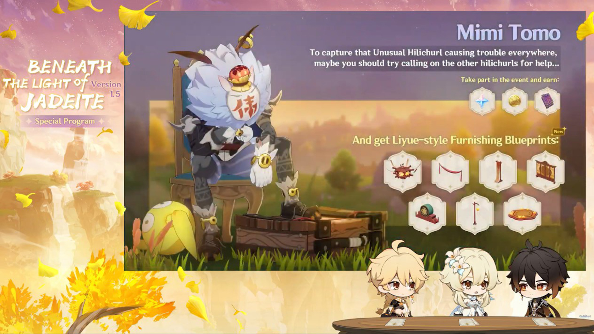 Comment participer à l'événement « Mimi Tomo » ?