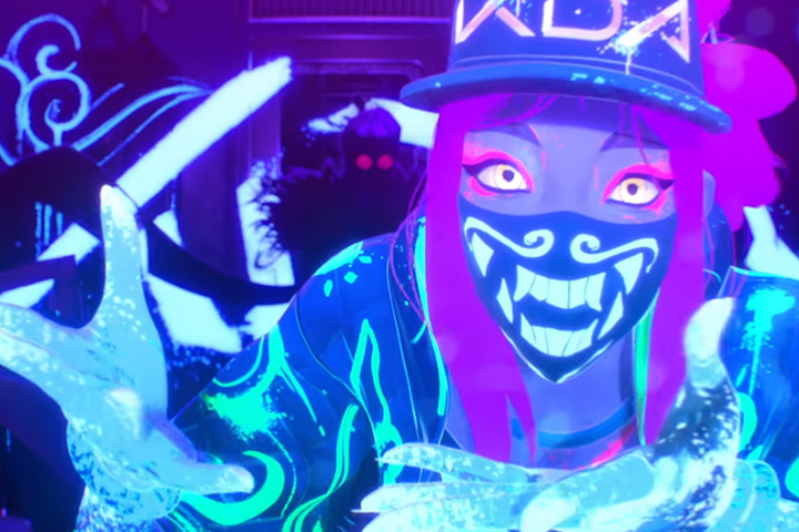 Les néons de POP/STARS pour K/DA Akali