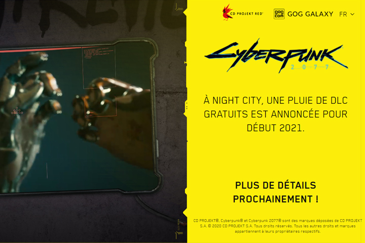 De nouveaux DLC Cyberpunk arrivent bientôt