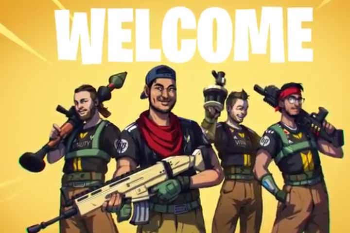 Vitality annonce son équipe Fortnite avec Gotaga, Adz, Mickalow et Robi