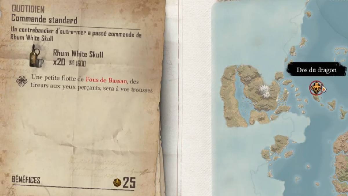 Skull and Bones Timonerie : Comment réussir la livraison de rhum ?