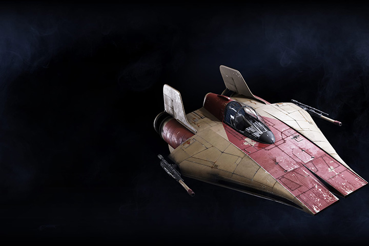 L'intercepteur A-Wing RZ-1