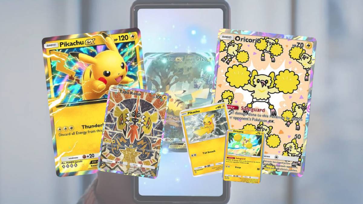 Deck Plumeline avec Pikachu EX sur Pokémon JCC Pocket : liste de toutes les cartes
