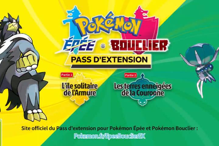 Deux extensions pour Pokémon Épée et Bouclier !