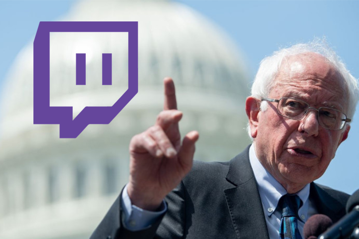 Bernie Sanders sur Twitch