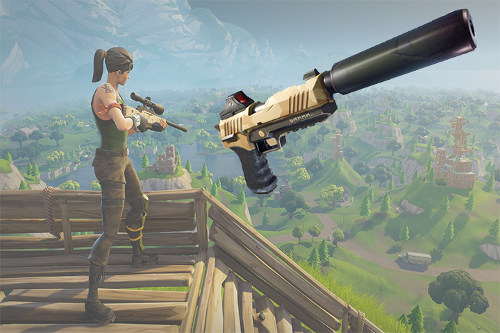 Fortnite : Pistolet silencieux et Mode Discrétion totale