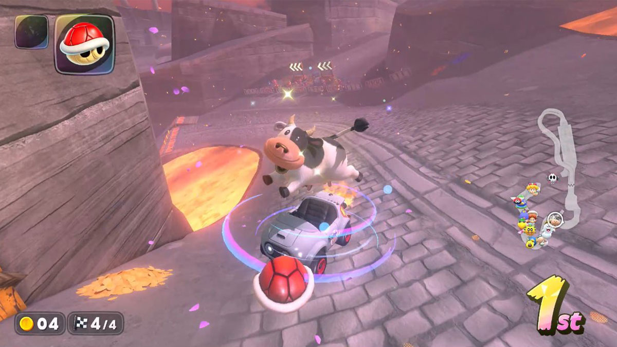 La vache est le personnage le plus joué sur Mario Kart World, une blague ou une nouvelle meta ?