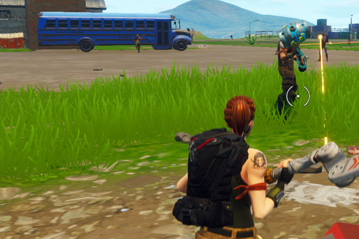 Fortnite : Détruire les structures sur l'île de départ, Saison 4