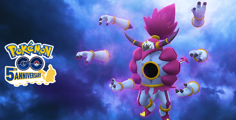 Hoopa Déchaîné sur Pokémon GO, comment changer la forme de Hoopa ?
