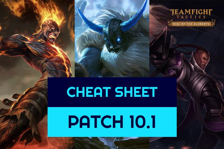 Le cheat sheet des meilleures compositions de TFT en 10.1