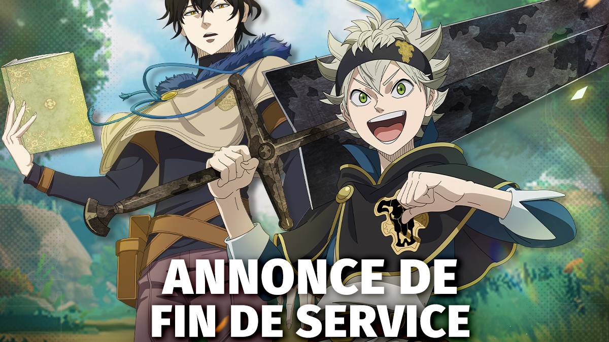 Black Clover M ferme ses serveurs : date et raisons expliquées