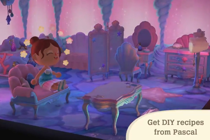 Sirène, tous les plans de bricolage de Pascal dans Animal Crossing : New Horizons