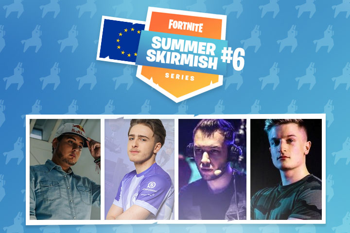 Twitch Rivals x Fortnite Skirmish Series : Semaine 6, joueurs français et francophones présents