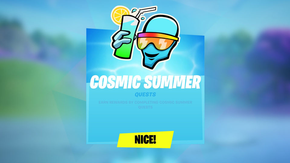 Défi été cosmique Fortnite, comment accomplir les quêtes ?