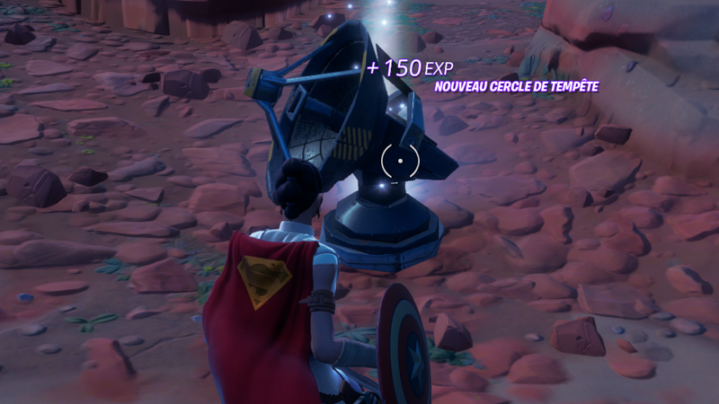 Trouver et détruire un brouilleur de construction caché de l'IO, défi Fortnite saison 2 du chapitre 3