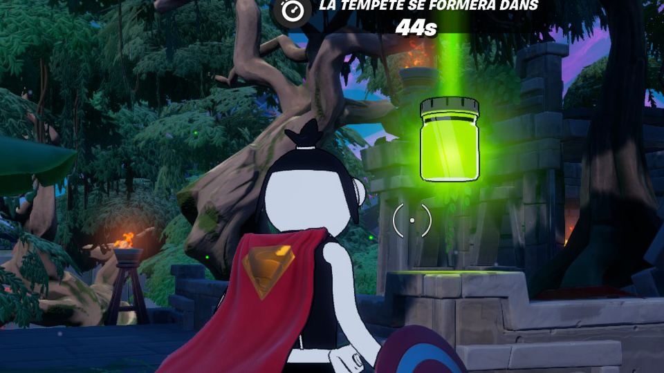 Trouver des bocaux de vert feuille à Stealthy Stronghold dans Fortnite, défi saison 8