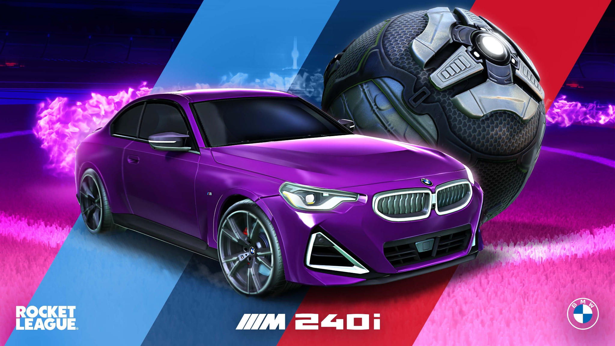 La voiture BMW M240i arrive sur le jeu Rocket League