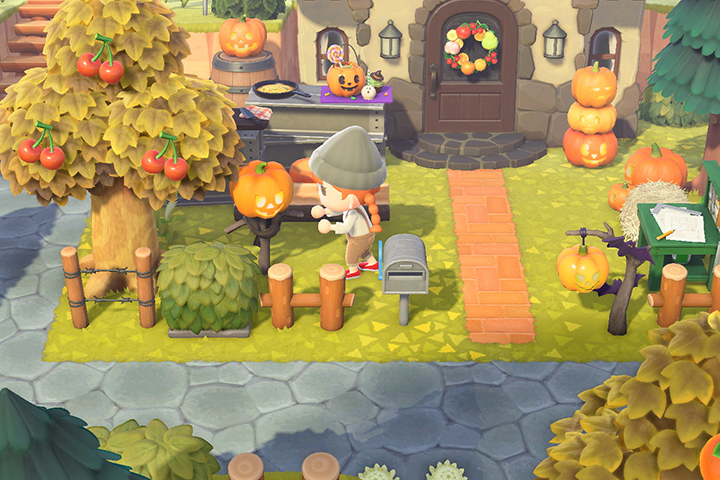 Halloween, plans de bricolage citrouille dans Animal Crossing : New Horizons