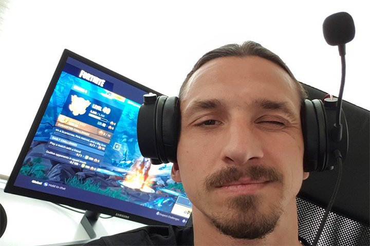 Fortnite : Zlatan Ibrahimović en stream sur Twitch