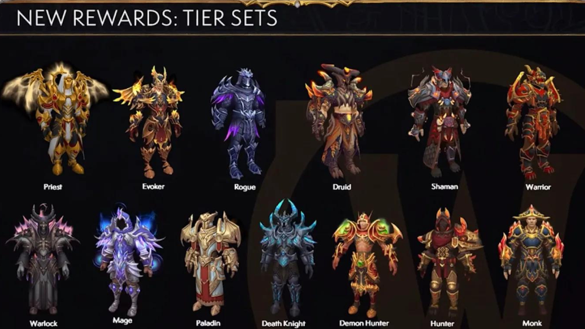 WoW Dragonflight : Tous les nouveaux tiers sets de la 10.1 pour toutes les classes, le T30