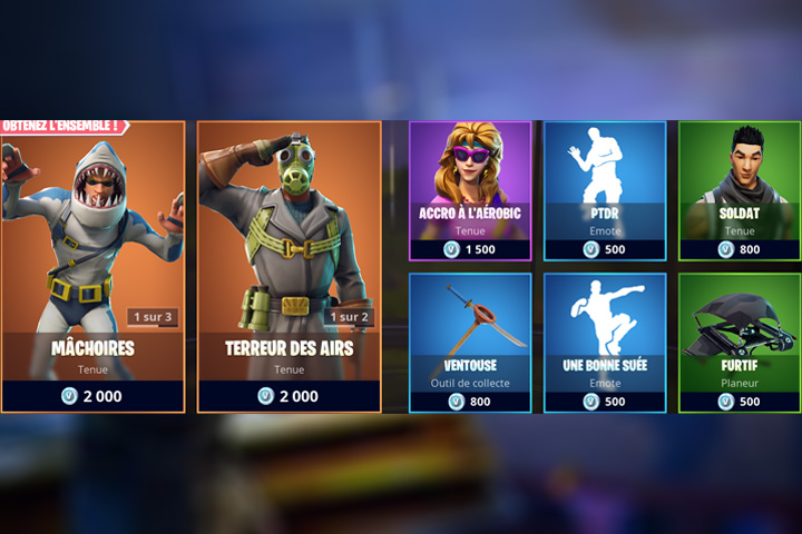 Boutique Fortnite 9 octobre