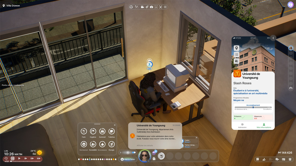 Comment étudier à l'université dans InZOI ?