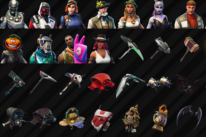 Fortnite Saison 6 : Skins, pioches, planeurs et emotes