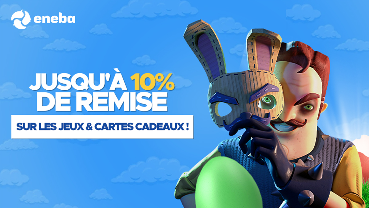 Code de réduction Eneba pour Pâques : jusqu'à 10% de réduction sur les jeux et cartes cadeaux