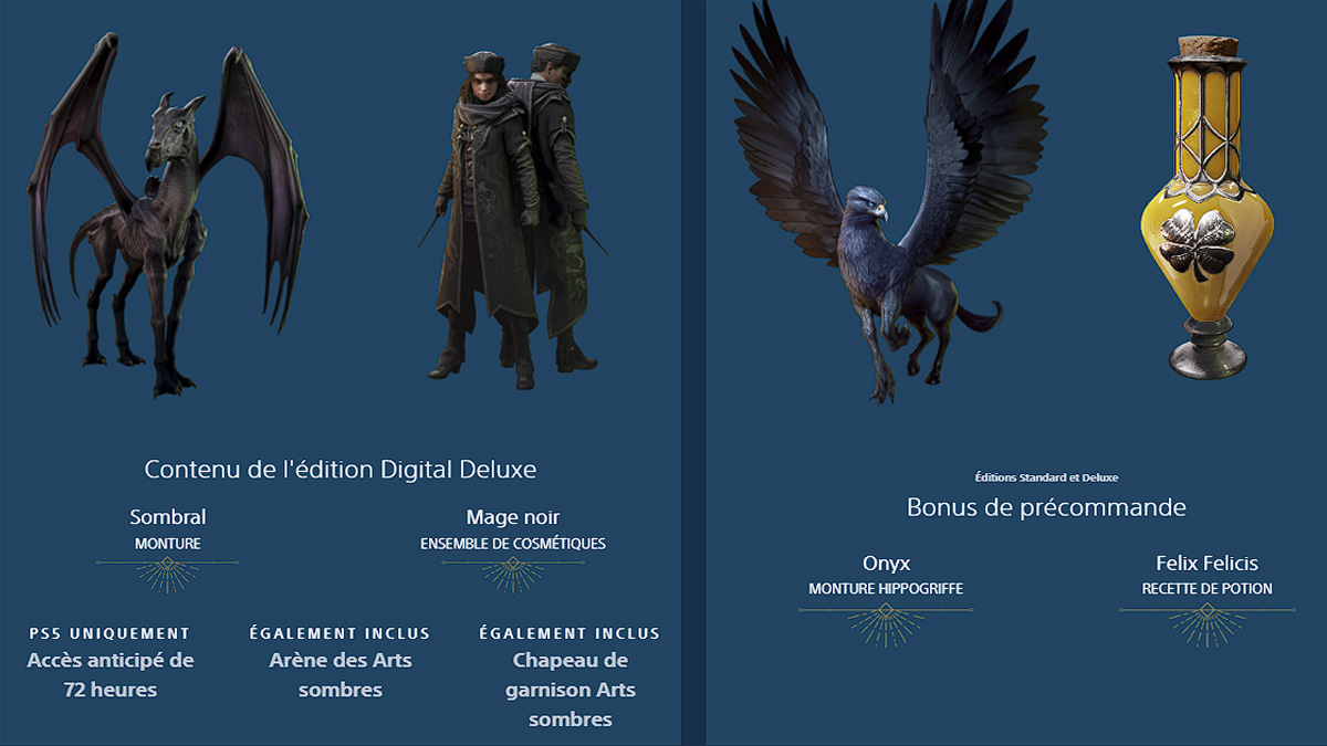 Comment récupérer les bonus de précommande dans Hogwarts Legacy ?