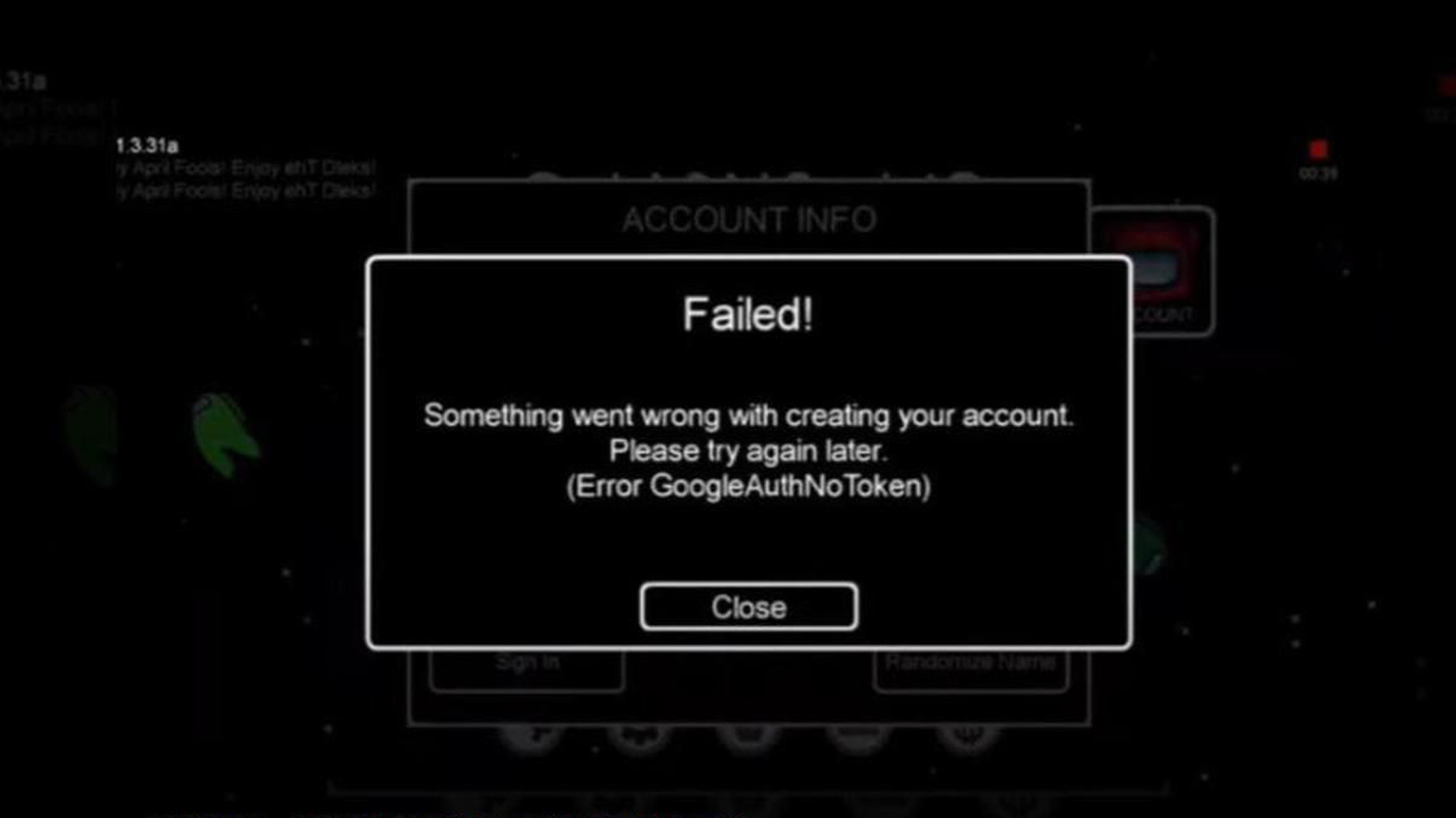 Comment corriger le bug Error Google Auth No Token ?