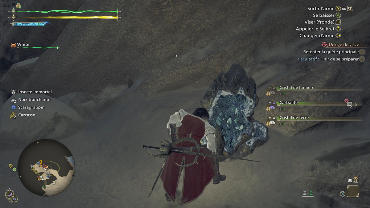 Comment avoir de la Carbalite dans Monster Hunter Wilds ?
