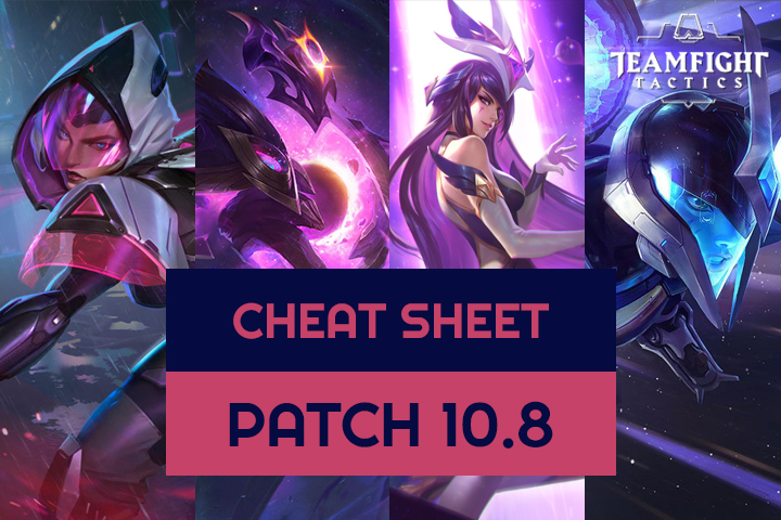 Le cheat sheet des meilleures compos de TFT en 10.8