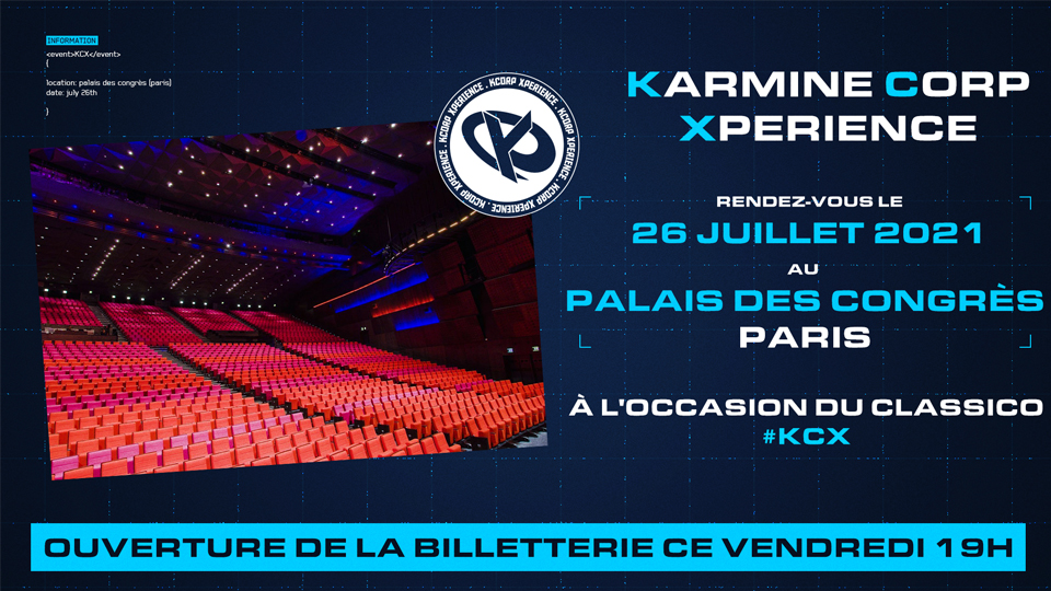 Karmine Corp au Palais des Congrès pour le classico