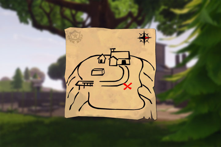 Fortnite : Suivre la carte au trésor trouvée à Flush Factory, semaine 3