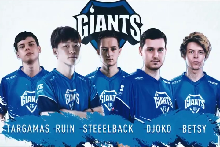 Giants avec Djoko et Steeelback