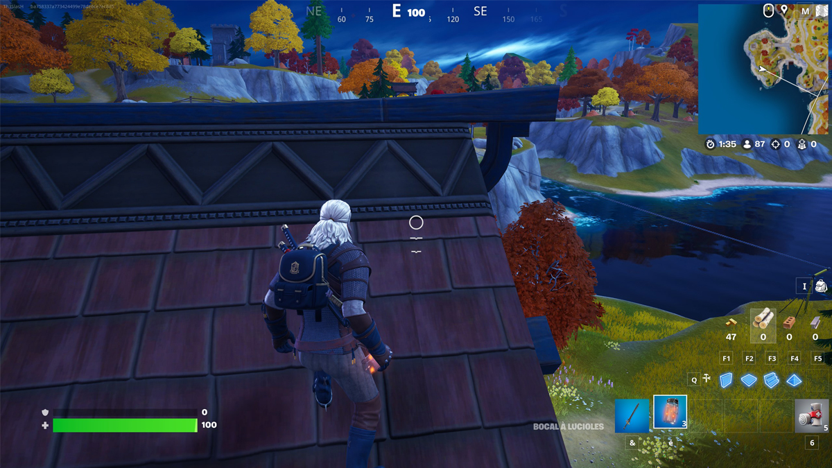 Défi : Escalader à des lieux-dits différents dans Fortnite
