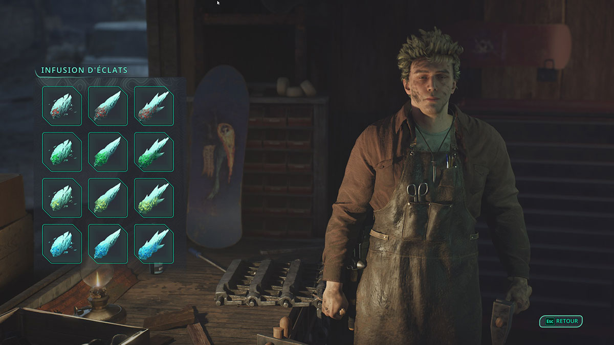 Hell Is Us : comment obtenir et utiliser les éclats petits, moyens et grands ??