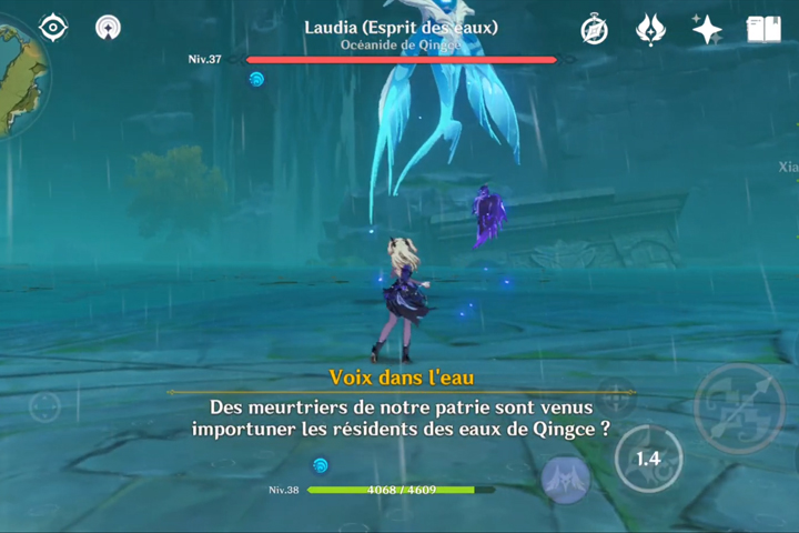 Esprit des eaux Genshin Impact, où le trouver et comment le battre ?