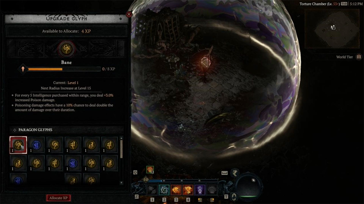 Comment trouver et utiliser les Glyphes dans Diablo 4 ?