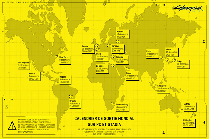 Les dates de préchargement