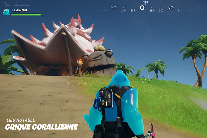 Fortnite : Visitez la Rampe des Bateaux, la Crique Corallienne et l'Étang Poissonneux
