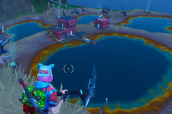 Fortnite : Utiliser un geyser, une aération et une tyrolienne en une seule partie, défi semaine 8 saison 9