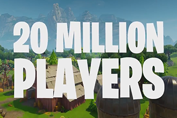 20 millions de joueurs sur Fortnite